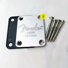 Placa de pescoço de guitarra elétrica com logotipo Fender parafusos para substituição de guitarra Fender, usado comprar usado  Enviando para Brazil