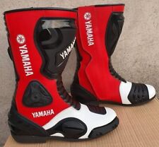 Usado, Botas de cuero Yamaha para motociclismo motocicletas carreras zapatos para motociclistas segunda mano  Embacar hacia Argentina