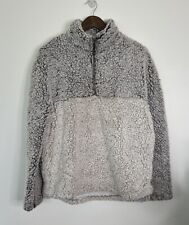 Chaqueta M forrada Thread Plus Supply Sherpa de lana para hombre súper felpa suave, usado segunda mano  Embacar hacia Argentina