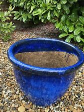 Large blue glazed for sale  CANVEY ISLAND