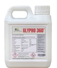 Glyphosate 360 Home Garden Weed Killer  Concentrate Professional Strength 1L XL for sale  GRAVESEND