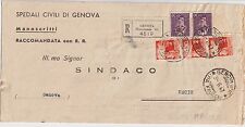 Italia 1947 4lx3 usato  San Giuliano Terme