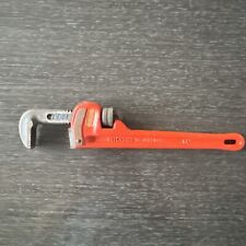 Vintage 14” Ridgid Pipe Wrench Ridge Tool Co Elyria Ohio USA Made Tool for sale  Shipping to South Africa