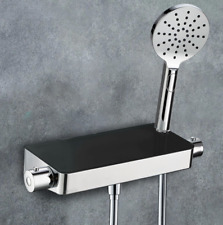 Bulby Thermostatic Black Glass Top Shower Mixer for sale  Shipping to South Africa