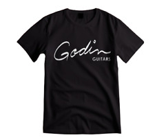 Camiseta Godin Guitars Company Logo Preta Tamanho P - 5XL comprar usado  Enviando para Brazil