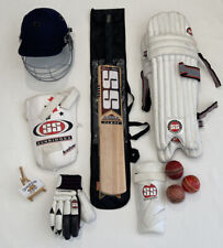 SS SUNRIDGES YOUTH Cricket Kit Set with Accessories inc Helmet GUTSY WILLOW (6) for sale  Shipping to South Africa