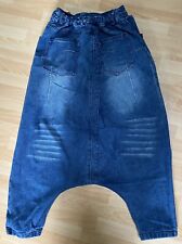 Jeans haremshose blau gebraucht kaufen  Stahnsdorf
