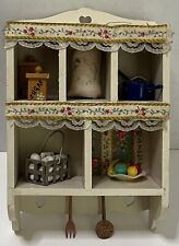 Casa de Muñecas Casa de Muñecas Miniatura Despensa Estante Cocina Decoración Mini De Colección 1991 segunda mano  Embacar hacia Argentina