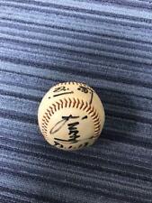 Bola de béisbol autografiada showa retro Hiroshima carpa Tetsujin Kinugasa Sachio segunda mano  Embacar hacia Argentina