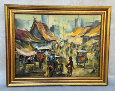 asian oil painting for sale  Hempstead