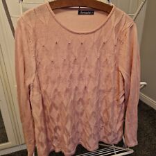 Ladies pink jumper for sale  NEWTON AYCLIFFE