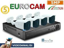 VIDEOSORVEGLIANZA EU - DVR 4 CANALI  5MP + 4 TELECAMERE  5MPX  ENVIO SONY  XVI, używany na sprzedaż  Wysyłka do Poland