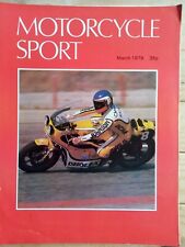 Motorcycle sport march for sale  OTLEY