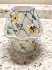 Pansy ceramic candle for sale  Gadsden
