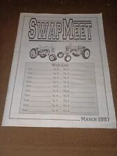 Marzo 1997 Tractor e Implemento Swap Meet Catalog, Bee, Nebraska segunda mano  Embacar hacia Argentina