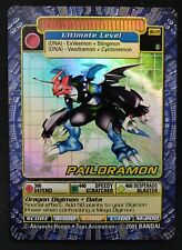 Digimon Paildramon Bo-172 Holo Card LP, used for sale  Shipping to South Africa