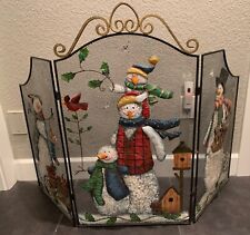 christmas fireplace screen for sale  Dallas