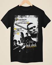 Camiseta preta unissex inspirada em pôster de filme Lock, Stock & Two Smoking Barrels comprar usado  Enviando para Brazil