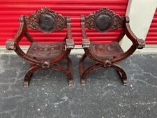 Pair carved mahogany for sale  West Palm Beach