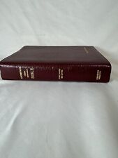Bíblia de Estudo de Referência em Corrente Thompson KJV - Carta Vermelha Kirkbride 1988 Borgonha comprar usado  Enviando para Brazil
