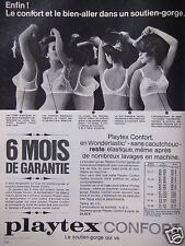 Publicité playtex confort d'occasion  Longueil-Sainte-Marie