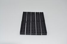 Używany, LEGO 10 x klocek bazowy klocek podstawowy czarny czarny klocek 2x8 3007 na sprzedaż  Wysyłka do Poland