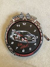 Dale Earnhardt NASCAR Wall Clock w/ Action & Sound, Emson 2000 VG for sale  Harrisburg