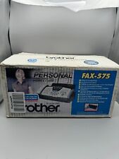 Brother FAX-575 Máquina de Fax Pessoal de Papel Simples com Copiadora de Telefone NOVA Caixa Aberta comprar usado  Enviando para Brazil