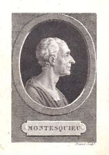 Montesquieu ecrivain portrait gebraucht kaufen  Seubersdorf
