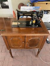 Vintage Singer 15-91 Sewing Machine In Cabinet, used for sale  Valley Village