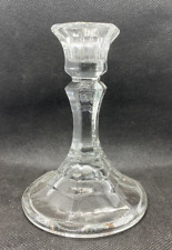 Usado, Suporte de vela vintage 4,5 polegadas vidro transparente cristal cônico alças de cumeeira comprar usado  Enviando para Brazil