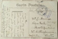 TARJETA DE CENSOR NAVAL DE LA ESTACIÓN AÉREA DE LA MARINA REAL FRANCIA 1917 VENDOME EJÉRCITO OFICINA DE CORREOS segunda mano  Embacar hacia Argentina