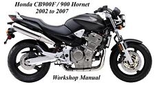 HONDA CB900F/900 HORNET 2002 a 2007 MANUAL DE TALLER - Archivos PDF segunda mano  Embacar hacia Argentina