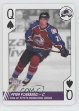 1997-98 Bicycle Hockey Aces Playing Cards Peter Forsberg #QS HOF for sale  Shipping to South Africa