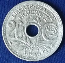 Centimes 1945 zinc d'occasion  La Chapelle-en-Serval