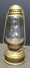 Used, Antique Brass Skaters Lantern With Clear Glass Globe for sale  Shipping to South Africa