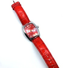 Relógio de quartzo masculino Chronotech Prisma 3 caixas eletrônicos vermelho nova bateria comprar usado  Enviando para Brazil