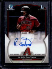 2023 Bowman Chrome Ruben Santana 1st Prospect autógrafo #RSA Diamondbacks comprar usado  Enviando para Brazil