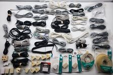 Lote de 69 CABLES TELEFÓNICOS FIJOS PARA EL HOGAR Piezas Cables Tapones de Repuesto segunda mano  Embacar hacia Argentina