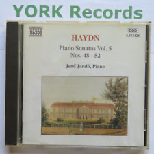 HAYDN - Piano Sonatas Vol 5 Nos 48-52 JENO JANDO - Excellent Condition CD Naxos comprar usado  Enviando para Brazil