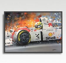 Ayrton senna print for sale  GILLINGHAM