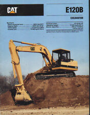 Folheto folheto para escavadeira hidráulica de esteira Caterpillar "E120B" comprar usado  Enviando para Brazil