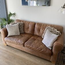 Leather settee seater for sale  SOUTHPORT