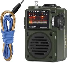 [Usado] Receptor portátil Raddy RF750 rádio de ondas curtas AM/FM/SW/WB com alertas NOAA comprar usado  Enviando para Brazil