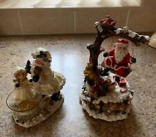 Christmas ornament pair.santa for sale  MARYPORT