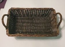 Dark brown wicker for sale  Shipping to Ireland
