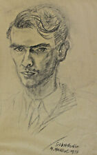Dibujo Selbststudie Firmado M Hamerl Fechado 1939, usado segunda mano  Embacar hacia Argentina