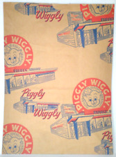 Usado, Bolsa de papel para supermercado Piggly Wiggly Supermercados publicidade vintage comprar usado  Enviando para Brazil