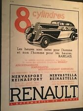 Ancienne publicite renault d'occasion  Cheval-Blanc