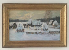 dipinti paesaggi invernali usato  Lercara Friddi